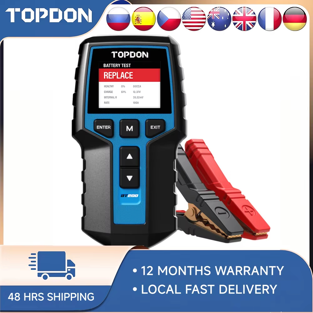Topdon Tc001 Thermal Camera - Analizzatore Digitale di Batterie TOPDON BT200