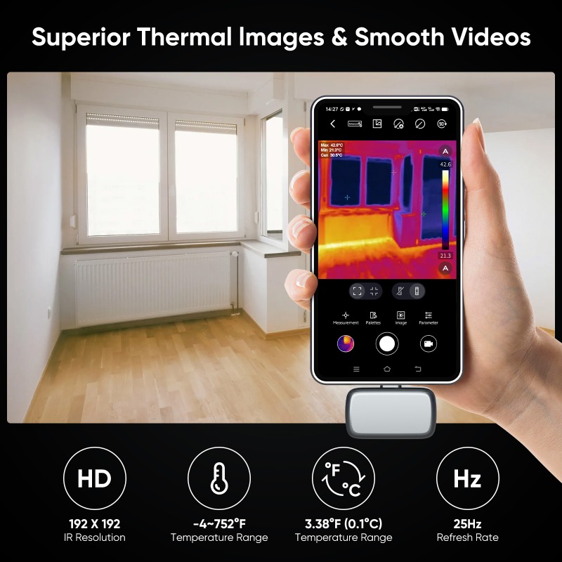 GW192A Termocamera 192X192 Rip - Nf 521 Thermal Imaging Camera recensione e prezzo